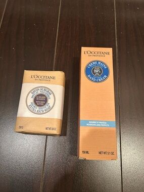 L'OCCITANE Shea Butter Soap 250g & Hand Cream 150ml Set